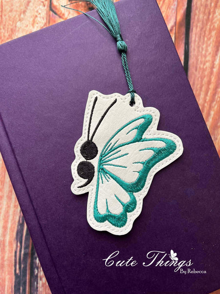 Semicolon Butterfly Bookmark/Ornament