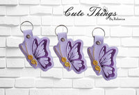 Semicolon Butterfly Snap Tab