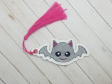 Bat  DIGITAL Embroidery File, In The Hoop Bookmark, Ornament, Gift Bag Tag