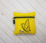 Butterfly with Flower 4x4 Bag Digital Download