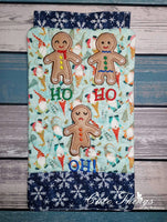 Ho Ho Oh Mini Quilt, Wall hanging DIGITAL Embroidery File, In The Hoop 6 sizes