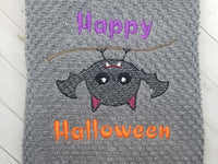 Happy Halloween Bat  DIGITAL Embroidery File 4x4, 5x7