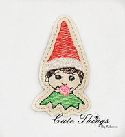 Bubblegum Elf Mini DIGITAL Embroidery File, In The Hoop, Feltie, Mini