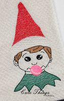 Bubblegum Elf DIGITAL Embroidery File, 4 sizes