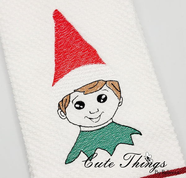 Elf DIGITAL Embroidery File, 4 sizes