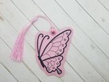 Butterfly Bundle DIGITAL Embroidery File, In The Hoop, 5x7 bag, 4x4bag, Bookmark, Snap tab, 4x4 and 5x7 Stand Alone  Cute Things By Rebecca